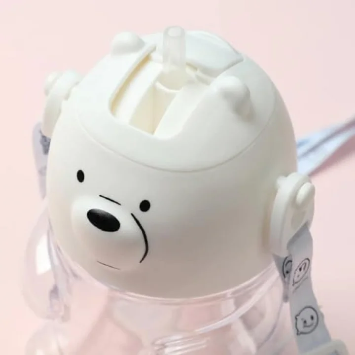 Kutup Ayısı Lisanslı Plastik Suluk (600ml) - We Bare Bears