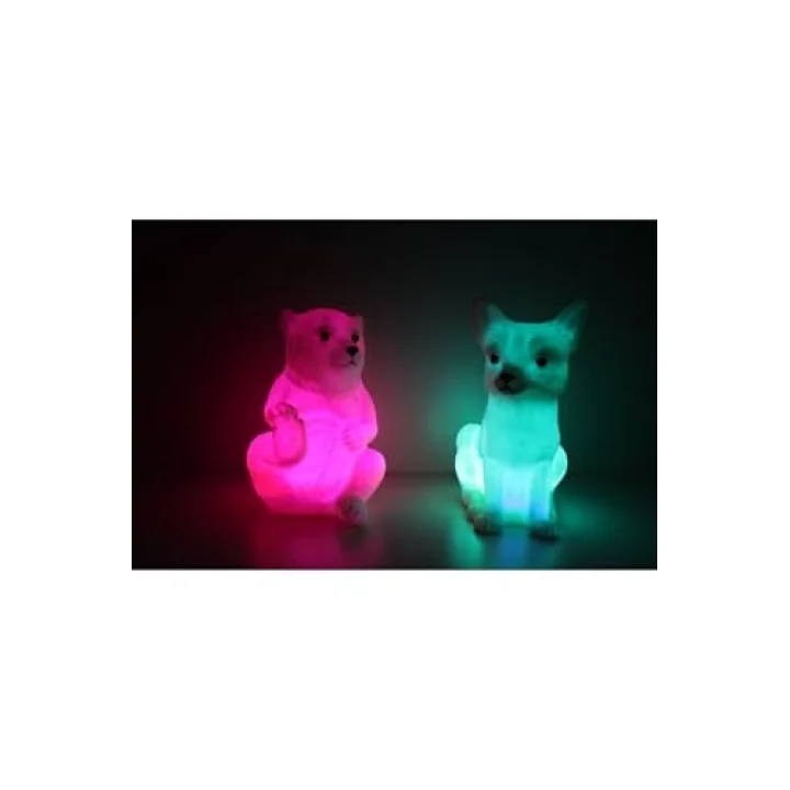 Kutup Ayısı ve Kar Tilkisi RCB renk değiştiren led gece lambası