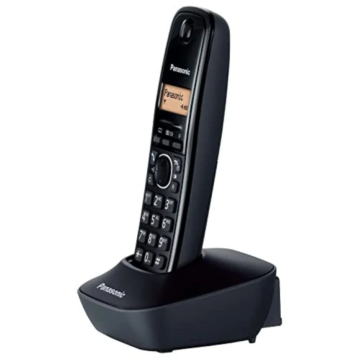 KX TG1611 Dect Telefon-Siyah_Gri Dect Telefon, Siyah