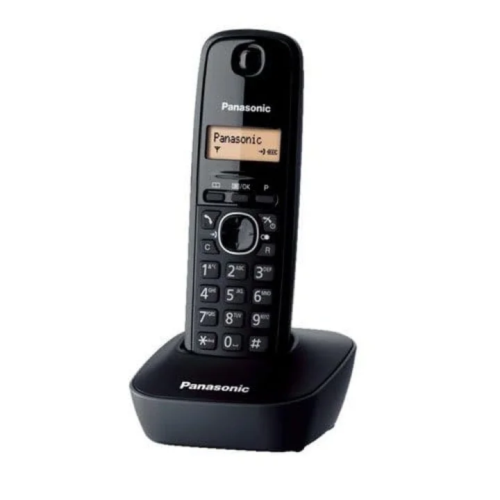 KX TG1611 Dect Telefon-Siyah_Gri Dect Telefon, Siyah