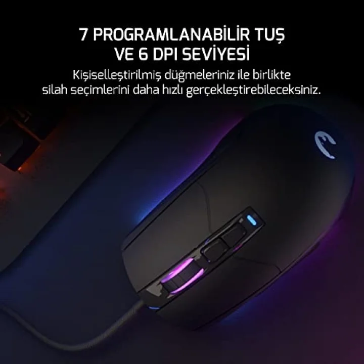 Kyojin 12.800dpı 7 Tuş Rgb Optik Gaming Oyuncu Mouse