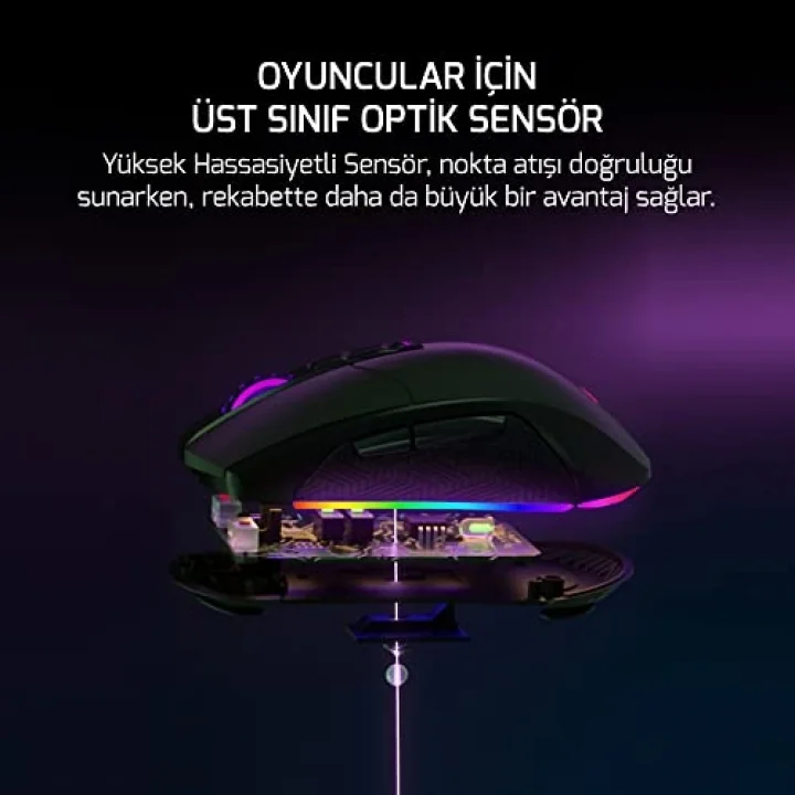 Kyojin 12.800dpı 7 Tuş Rgb Optik Gaming Oyuncu Mouse