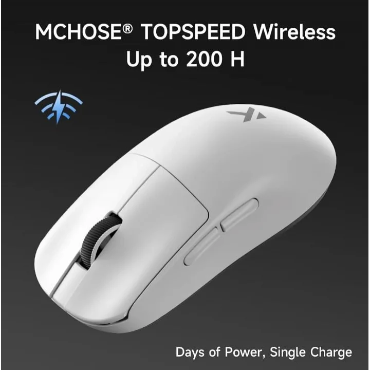 L7 Pro Plus White 8K Hz Kablosuz Simetrik Gaming Mouse (MC-L7-12)