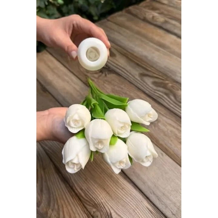 Lale 3D Silikon Mum Kalıbı