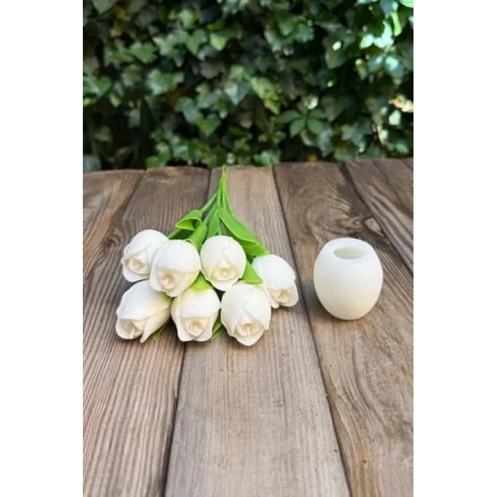 Lale 3D Silikon Mum Kalıbı