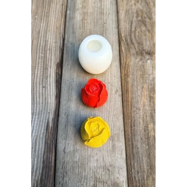 Lale 3D Silikon Mum Kalıbı