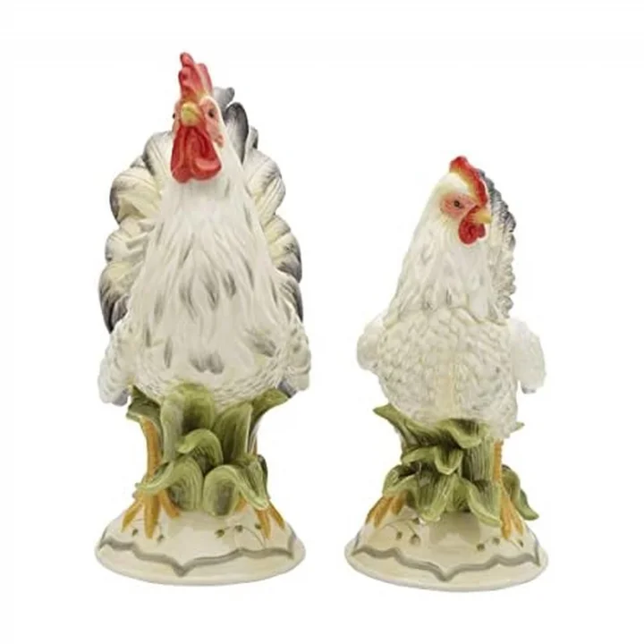 Lantana Horoz ve Tavuk Figürü, 2li Set