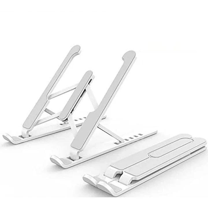 Laptop Standı Matebook Macbook Notebook Tablet Laptop Kademeli Yükseltici P1 Beyaz