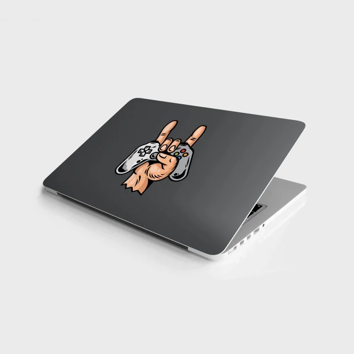Laptop Sticker Bilgisayar Notebook Pc Kaplama Etiketi Rock Gamer Kol