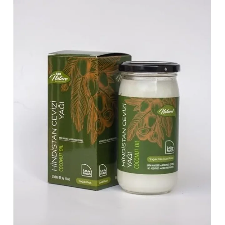 LAS FRUTAS Doğal Soğuk Sıkım Hindistan Cevizi Yağı 330ml