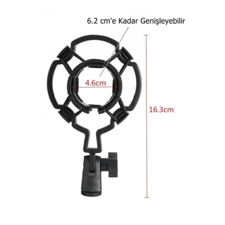 Lastvoice PSM-100 Stüdyo Mikrofon Tutucu Plastik Shock Mount