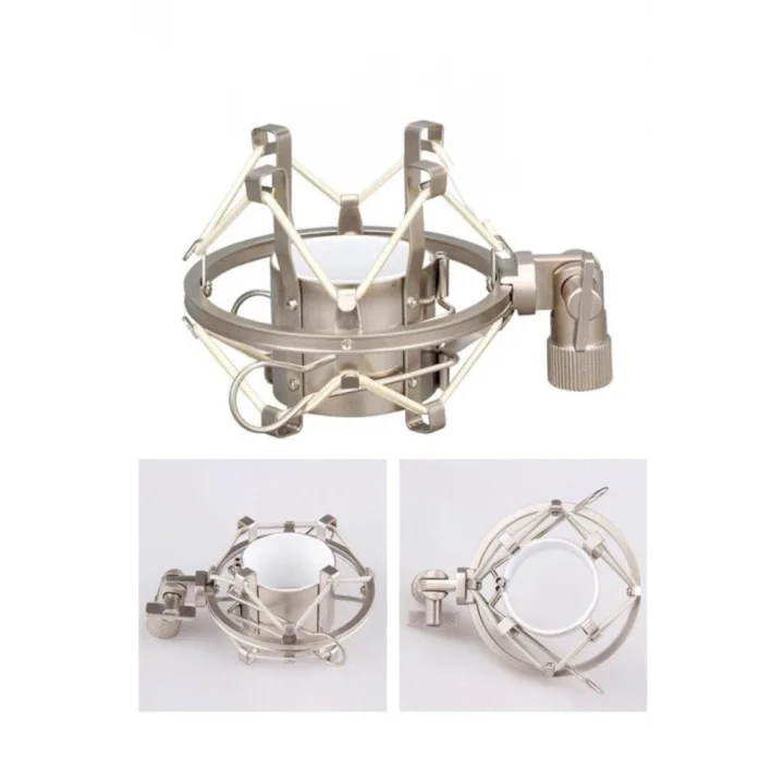 Lastvoice SHM-02 PRO Stüdyo Mikrofon Gri Shock Mount (Metal)
