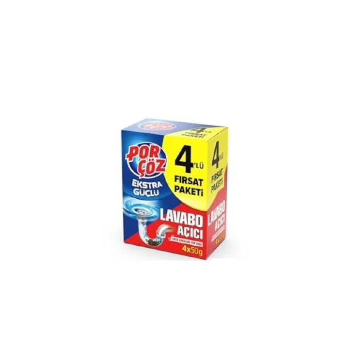Lavabo Açıcı Granül 4 x 50 gr
