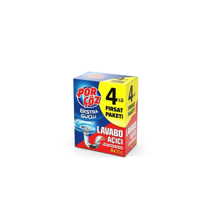 Lavabo Açıcı Granül 4 x 50 gr
