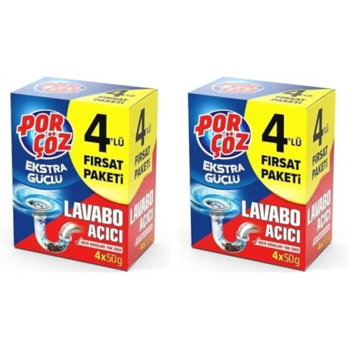 Lavabo Açıcı Granül 4 x 50 gr