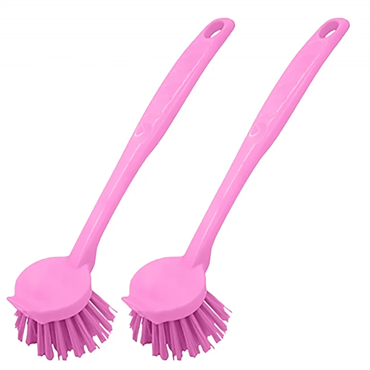 Lavabo Temizleme Fırçası, 2 Adet (Pembe)
