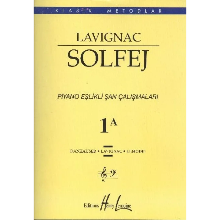 Lavignac 1A - Solfej Piyano Eşlikli Şan Çalışmaları