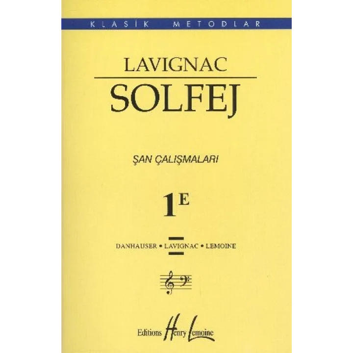 Lavignac Solfej 1E Şan Çalışmaları