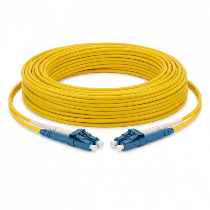 LC/UPC-LC/UPC Singlemode Dupleks 10 Metre Fiber Patch Cord