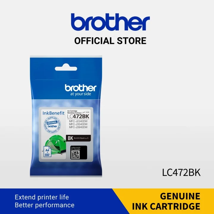 LC472BK Black Siyah 550 Sayfa Kartuş MFC-J2340-J3540-J3940