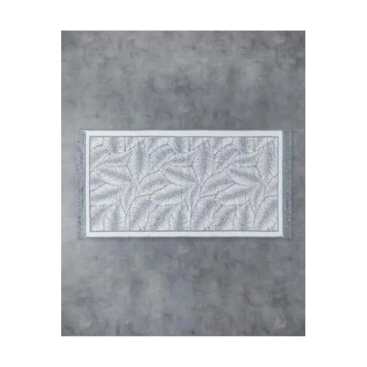Leaves Dokuma Kilim Gri