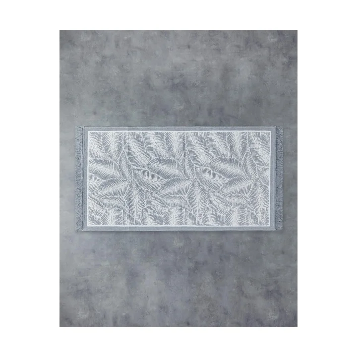 Leaves Dokuma Kilim Gri