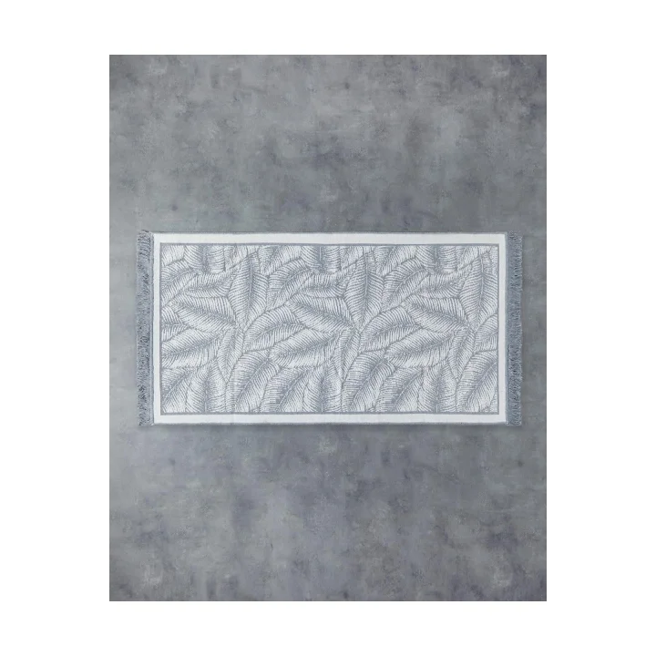Leaves Dokuma Kilim Gri