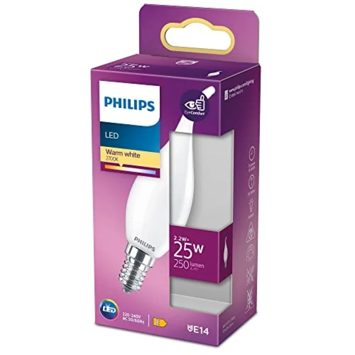 LED Classic 25W BA35 E14 Mum Tipi WW Dim Edilmez Ampul