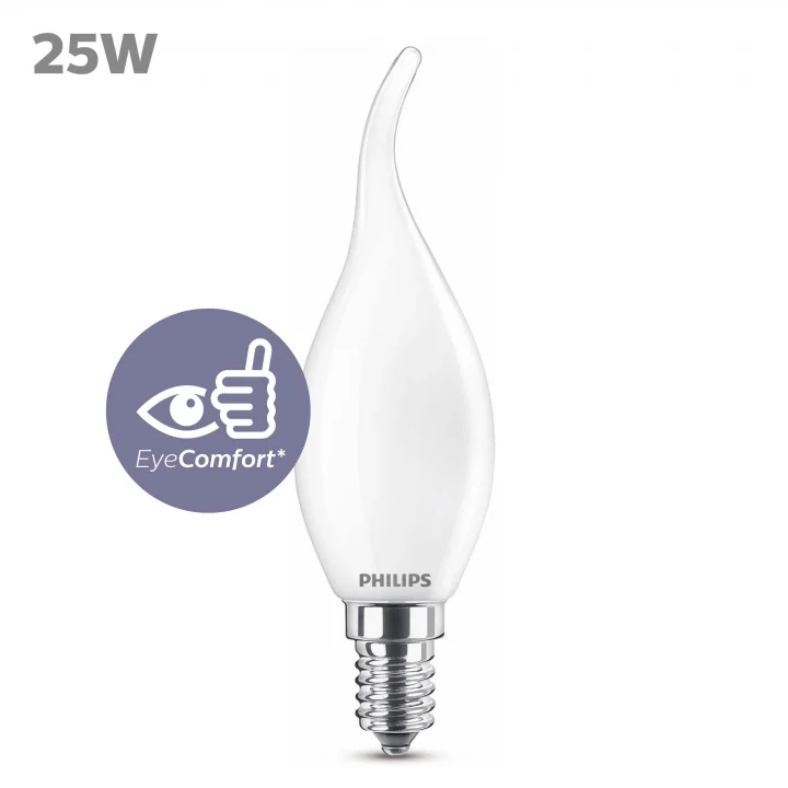 LED Classic 25W BA35 E14 Mum Tipi WW Dim Edilmez Ampul