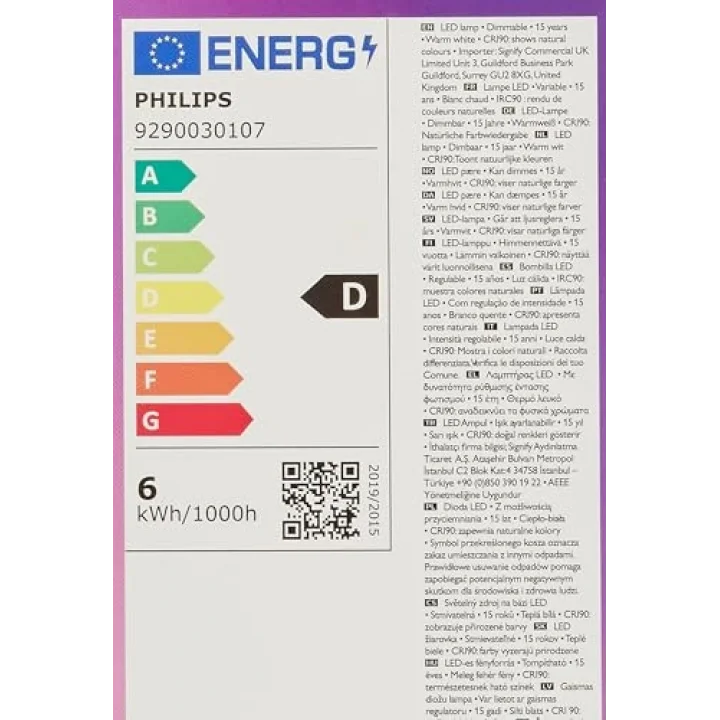 LED Classic 60W ST64 E27 Kısılabilir Filament Ampul WGD90