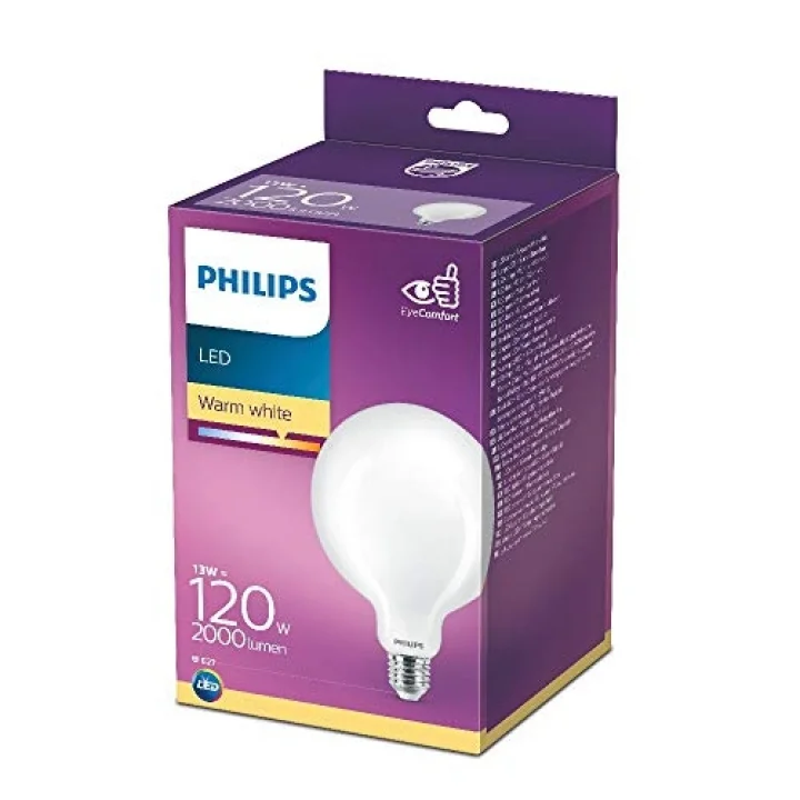 LED Classic120W G120 E27 Sarı Işık Glob WW Dim Edilmez Ampul