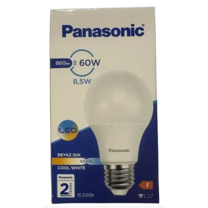 LED E27 8,5W 860LM 6500K Lamba Beyaz Işık