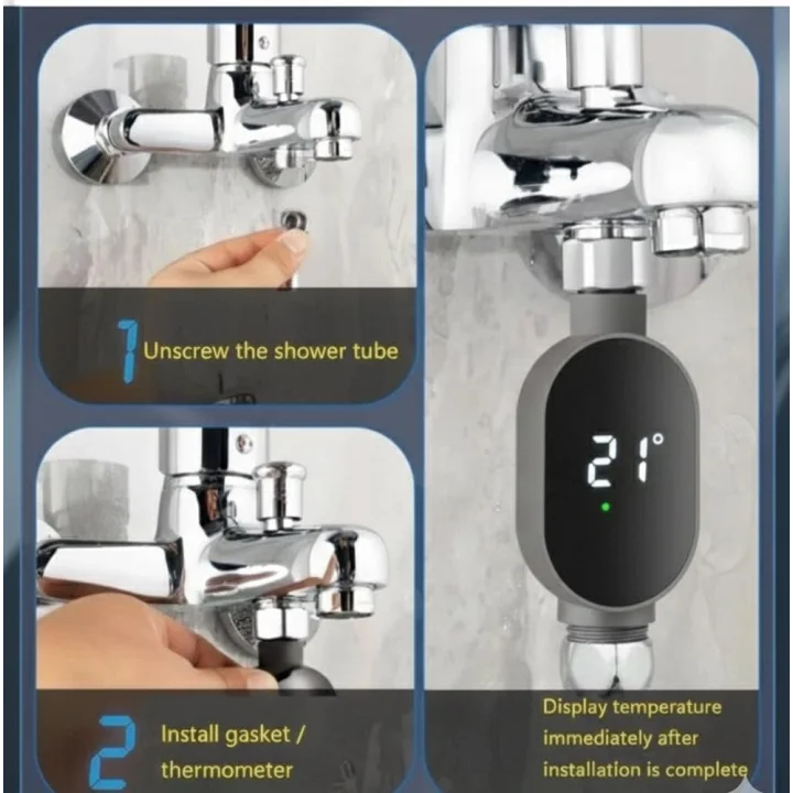 Led Ekran Banyo Termometresi