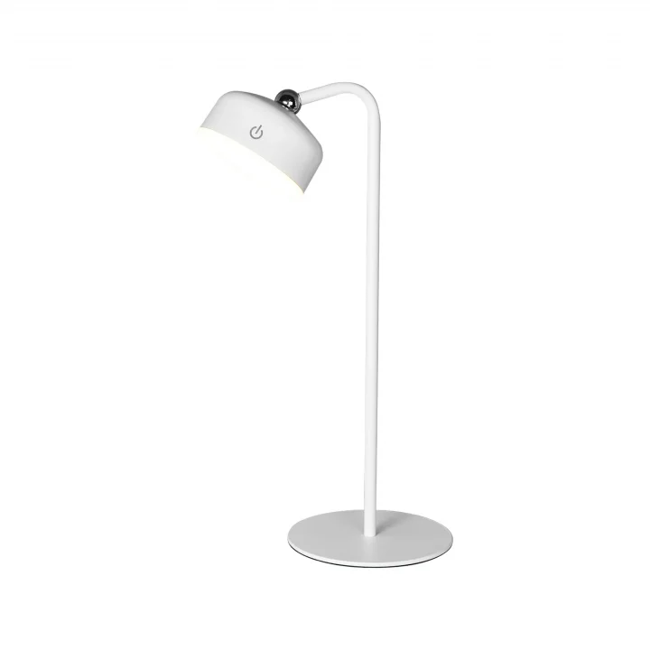 Lenda 03 Beyaz Şarjlı Ledli Masa Lambası 1X1.8W 3