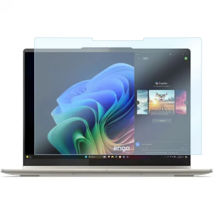 Lenovo Ideapad 5 Gen 9 14 İnç İle Uyumlu Ekran Koruyucu Notebook, 9H Temperli Kırılmaz Esnek Nano Cam, Çizilmeye Ve Darbeye Dayanıklı Laptop Koruma, HD Şeffaf