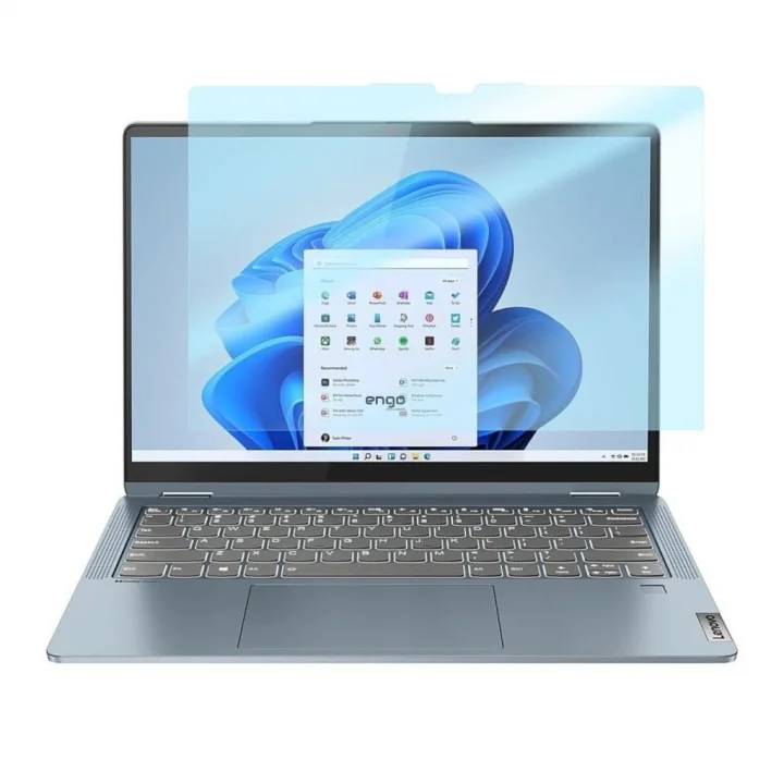 Lenovo Ideapad Flex 5 14ALC7 14ABR8 14IAU7 14 İnç İle Uyumlu Ekran Koruyucu Notebook, 9H Temperli Kırılmaz Esnek Nano Cam, Çizilmeye Ve Darbeye Dayanıklı Laptop Koruma, HD Şeffaf