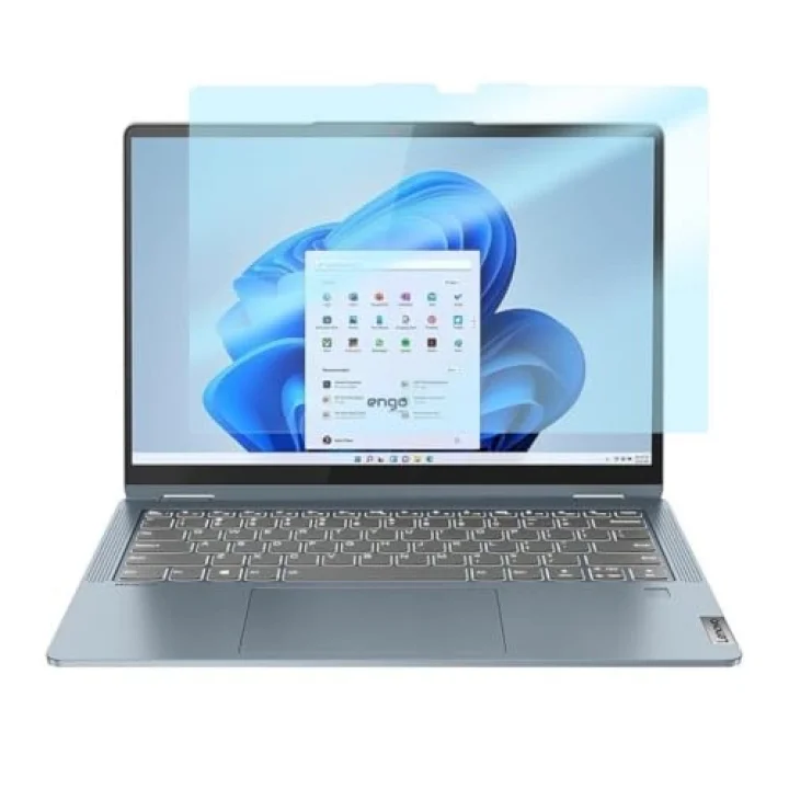 Lenovo Ideapad Flex 5 14ALC7 14ABR8 14IAU7 14 İnç İle Uyumlu Ekran Koruyucu Notebook, 9H Temperli Kırılmaz Esnek Nano Cam, Çizilmeye Ve Darbeye Dayanıklı Laptop Koruma, HD Şeffaf