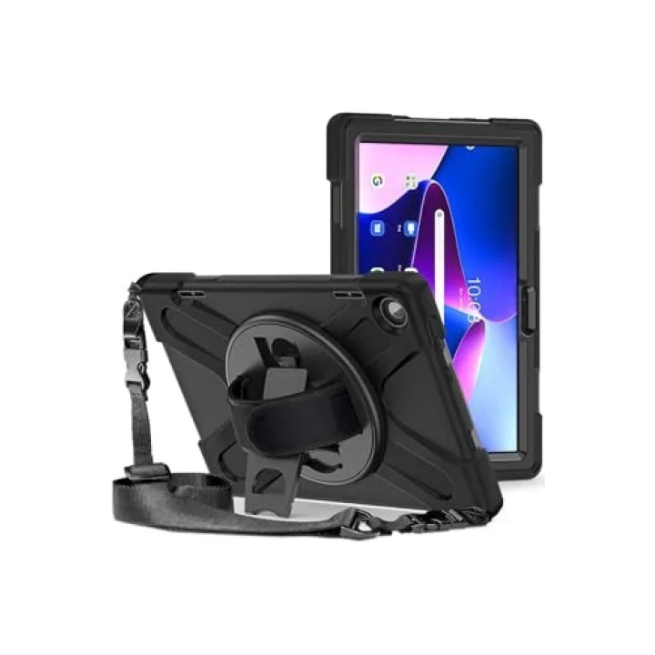 Lenovo ile uyumlu Tab M10 HD (2.Nesil) 2022 Defender Tablet Silikon - Siyah