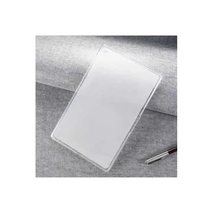 Lenovo M10 Plus TB-X606F Kılıf ile Uyumlu Tablet Süper Silikon Kapak-Renksiz