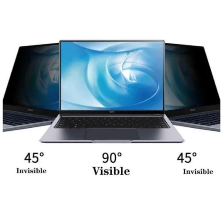 Lenovo Thinkpad E460 14 İnç İle Uyumlu Hayalet Ekran Koruyucu Notebook, Yandan Görünmeyen Anti-Spy Gizlilik (Privacy) Laptop Koruması, 9H Temperli Nano Kırılmaz Esnek Cam, Parlama Önleyici 16:9