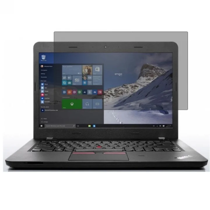 Lenovo Thinkpad E460 14 İnç İle Uyumlu Hayalet Ekran Koruyucu Notebook, Yandan Görünmeyen Anti-Spy Gizlilik (Privacy) Laptop Koruması, 9H Temperli Nano Kırılmaz Esnek Cam, Parlama Önleyici 16:9