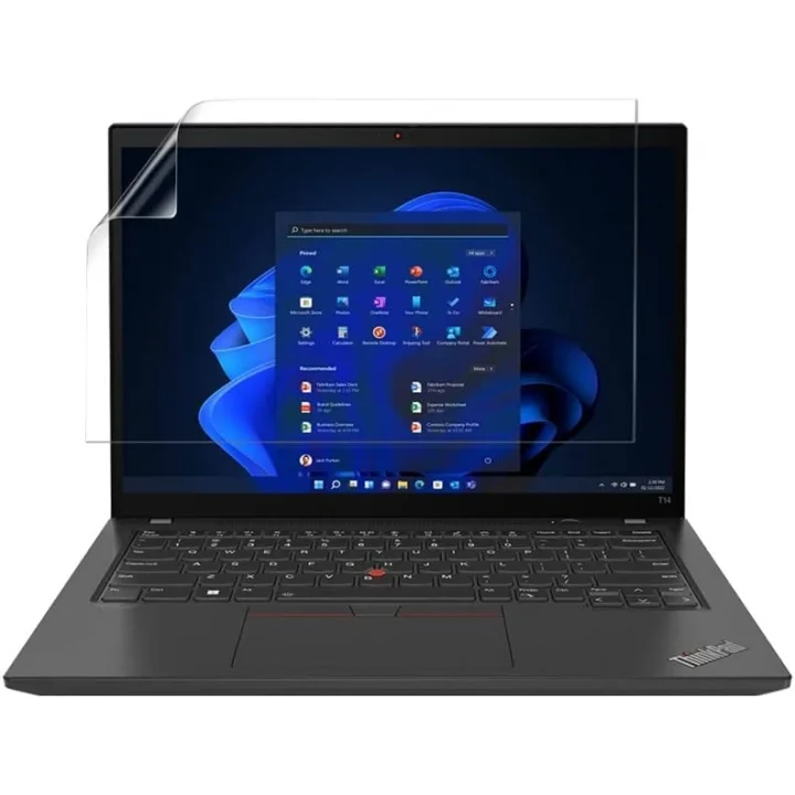 Lenovo Thinkpad P16 16 İnç İle Uyumlu Ekran Koruyucu Notebook, 9H Temperli Kırılmaz Esnek Nano Cam, Çizilmeye Ve Darbeye Dayanıklı Laptop Koruma, HD Şeffaf 16:10