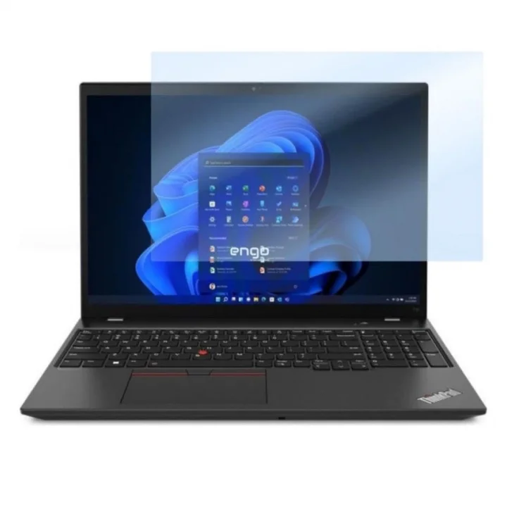 Lenovo Thinkpad T16 G1 16 İnç İle Uyumlu Ekran Koruyucu Notebook, 9H Temperli Kırılmaz Esnek Nano Cam, Çizilmeye Ve Darbeye Dayanıklı Laptop Koruma, HD Şeffaf