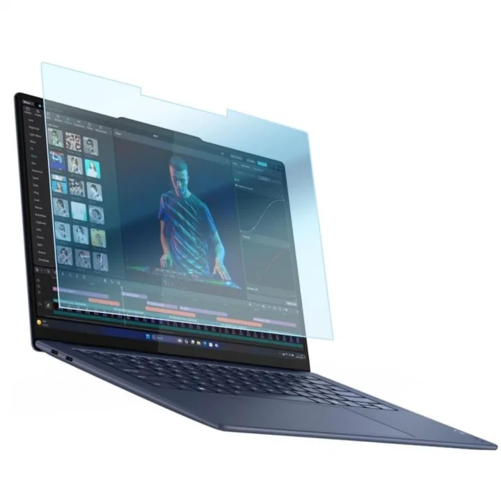 Lenovo Thinkpad X1 Carbon Gen 13 Aura Edition 14 İnç İle Uyumlu Ekran Koruyucu Notebook, 9H Temperli Kırılmaz Esnek Nano Cam, Çizilmeye Ve Darbeye Dayanıklı Laptop Koruma, HD Şeffaf