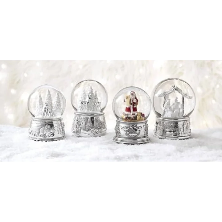 Lenox Reed and Barton Nativity Müzikal Kar Küresi, 1,4 kg, Çoklu