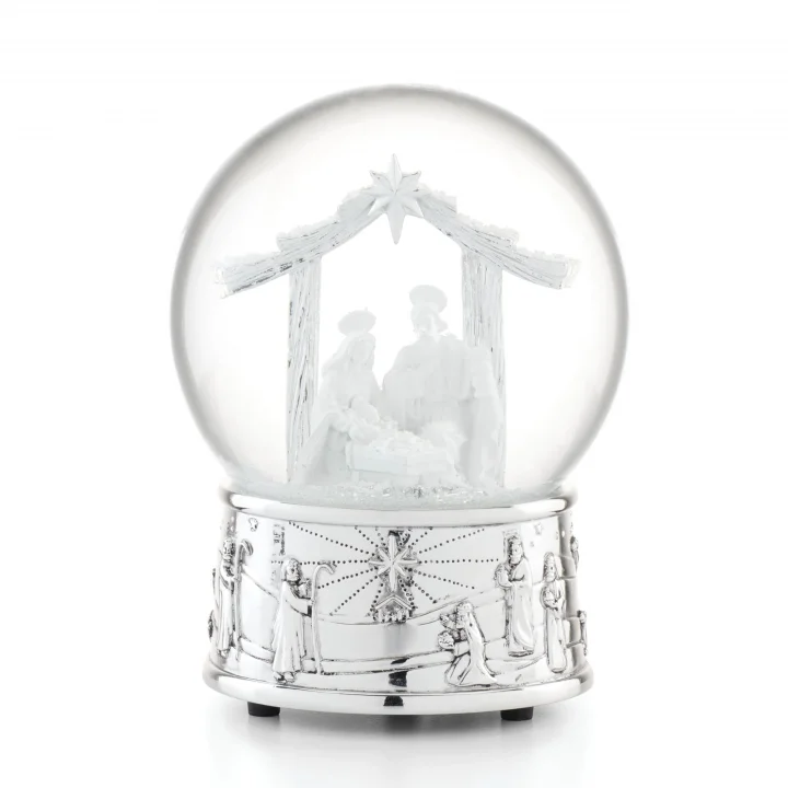 Lenox Reed and Barton Nativity Müzikal Kar Küresi, 1,4 kg, Çoklu