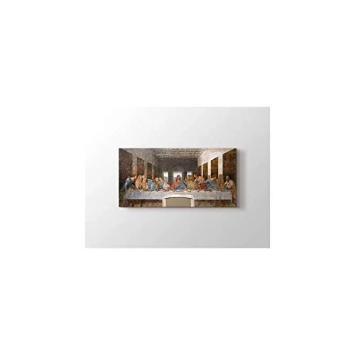 Leonardo da Vinci - Son Akşam Yemeği Tablo-40 X 60 Cm Yatay