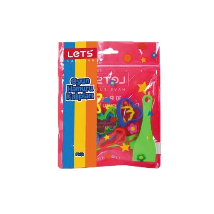 Lets Oyun Hamuru Kalıpları 8 Parça L-8411