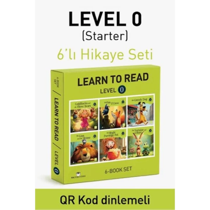 Level 0 Starter İngilizce Hikaye Seti (6 Kitap)