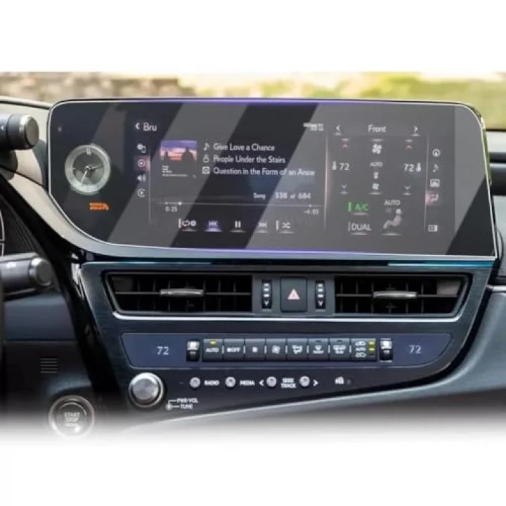 Lexus Es 12.3 İnç İle Uyumlu Mat Ekran Koruyucu Multimedya Şeffaf